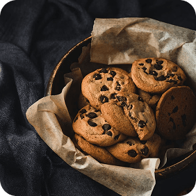 Fresh sourdough workshop cookies